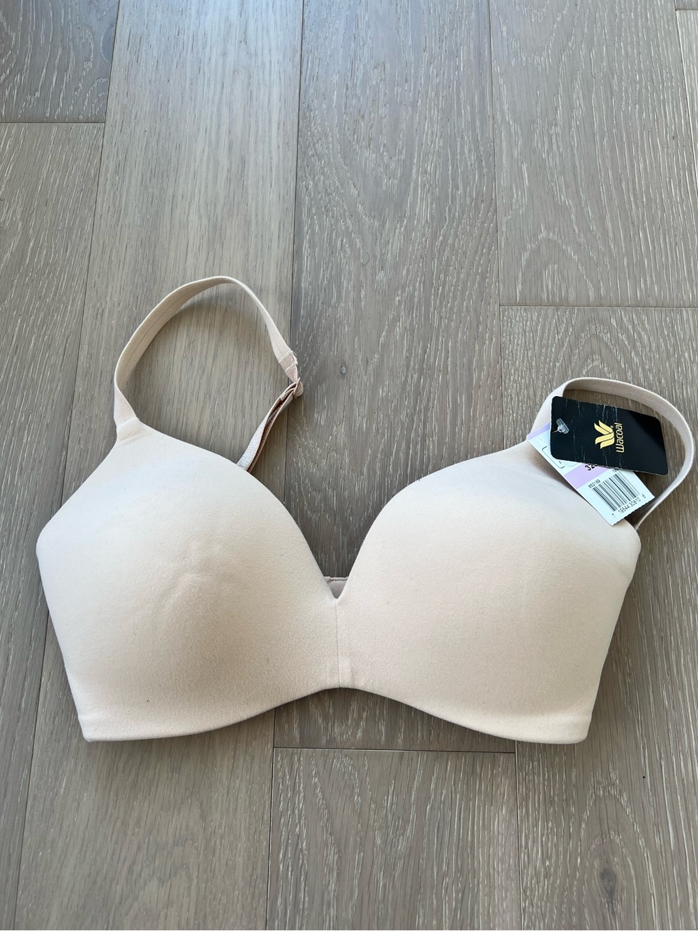 Wacoal 32D How Perfect Wire Free T-Shirt Bra in Sand